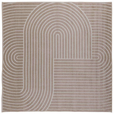 vidaXL Bereichsteppiche Quadratisch HUARTE Beige 240 x 240 cm