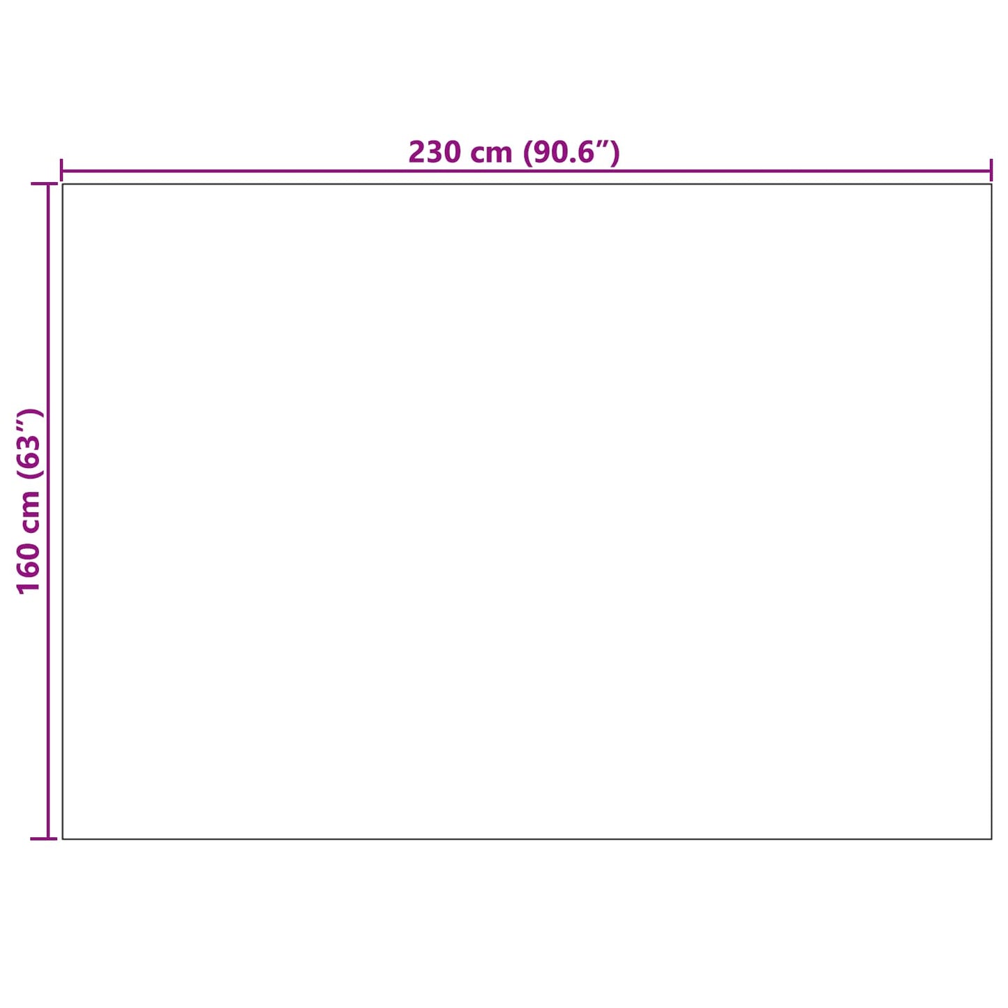 Bereichsteppiche PALMERAS Grün 230 x 160 cm Polyester