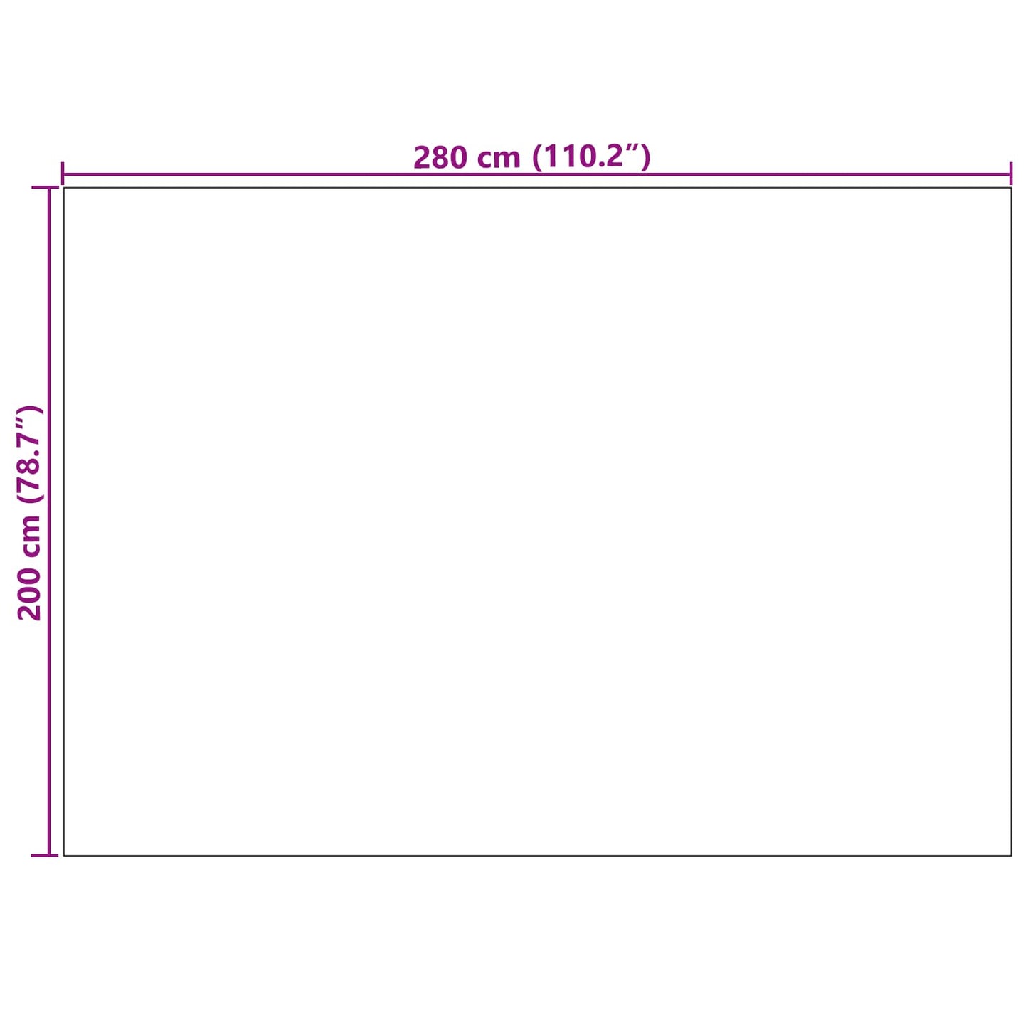 Bereichsteppiche Rechtwinklig LUGO Taupe 280 x 200 cm Polyester