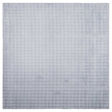 vidaXL Bereichsteppiche Quadratisch HUARTE Grau 120 x 120 cm Polyester