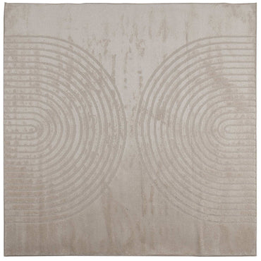 vidaXL Bereichsteppiche Quadratisch HUARTE Beige 240 x 240 cm