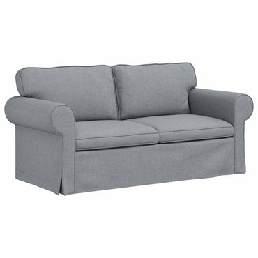 vidaXL Sofa Hellgrau 215 x 82 x 80 cm Stoff