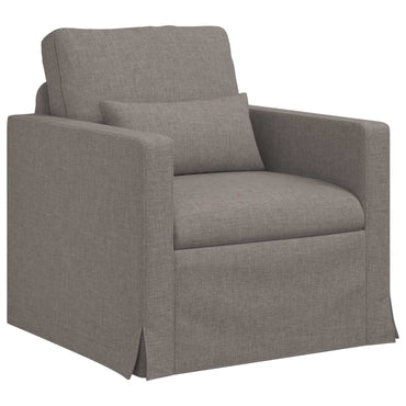 vidaXL Sofa Taupe 78 x 78 x 80 cm Stoff