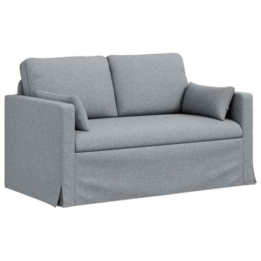 vidaXL Sofa Hellgrau 139 x 78 x 80 cm Stoff