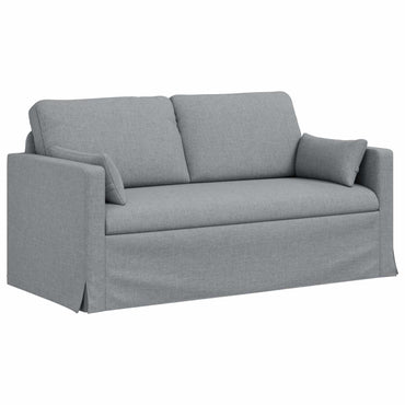 vidaXL Sofa Hellgrau 158 x 78 x 80 cm Stoff