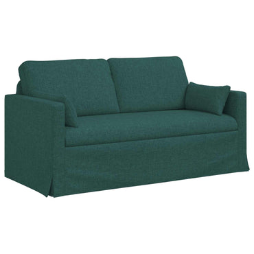 vidaXL Sofa Dunkelgrün 158 x 78 x 80 cm Stoff
