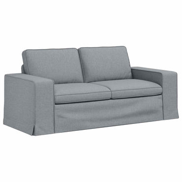 vidaXL Sofa Hellgrau 182 x 80 x 82 cm Stoff