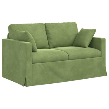 vidaXL Sofa Hellgrün 138 x 78 x 80 cm Samt