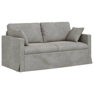 vidaXL Sofa Hellgrau 158 x 78 x 80 cm Samt