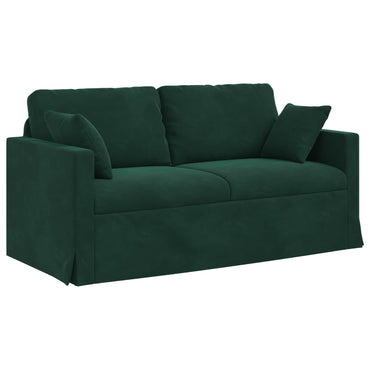 vidaXL Sofa Dunkelgrün 158 x 78 x 80 cm Samt