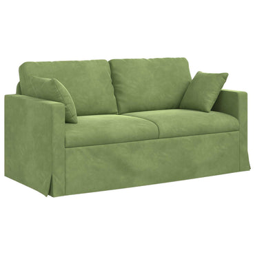 vidaXL Sofa Hellgrün 158 x 78 x 80 cm Samt