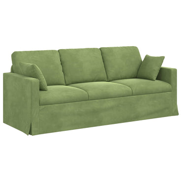 vidaXL Sofa Hellgrün 198 x 78 x 80 cm Samt
