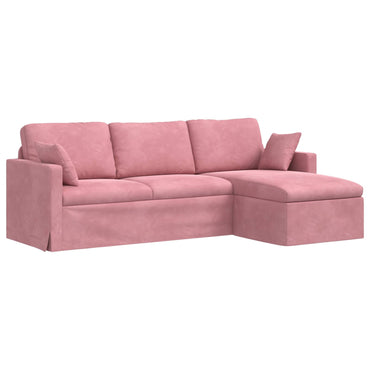 vidaXL Sofa Rosa 198 x 134 x 80 cm Samt