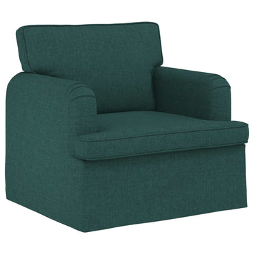 vidaXL Sofa Dunkelgrün 84 x 80 x 85 cm Stoff