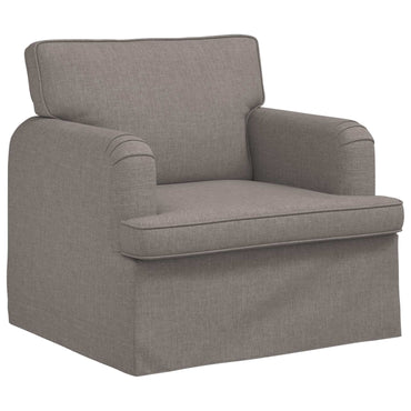 vidaXL Sofa Taupe 84 x 80 x 85 cm Stoff