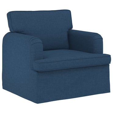 vidaXL Sofa Blau 84 x 80 x 85 cm Stoff