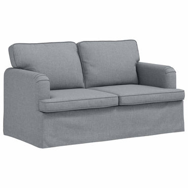 vidaXL Sofa Hellgrau 144 x 80 x 85 cm Stoff