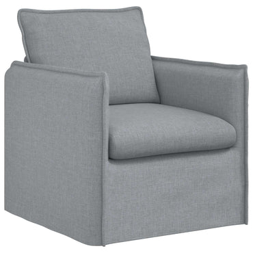 vidaXL Sofa Hellgrau 195 x 82 x 85 cm Stoff