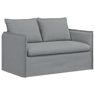 vidaXL Sofa Hellgrau 136 x 82 x 85 cm Stoff