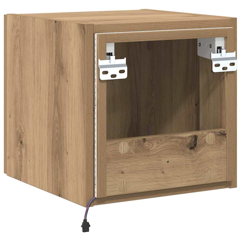 vidaXL TV-Wandschrank Kunsthandwerk Eiche 30,5 x 35 x 30 cm