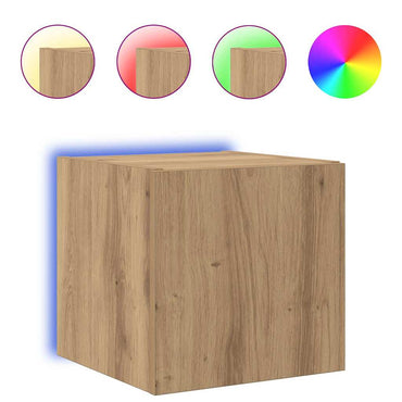 vidaXL TV-Wandschrank Kunsthandwerk Eiche 30,5 x 35 x 30 cm