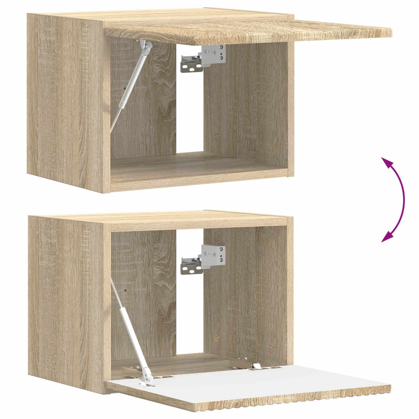 vidaXL TV-Schränk 5 pcs Sonoma-Eiche