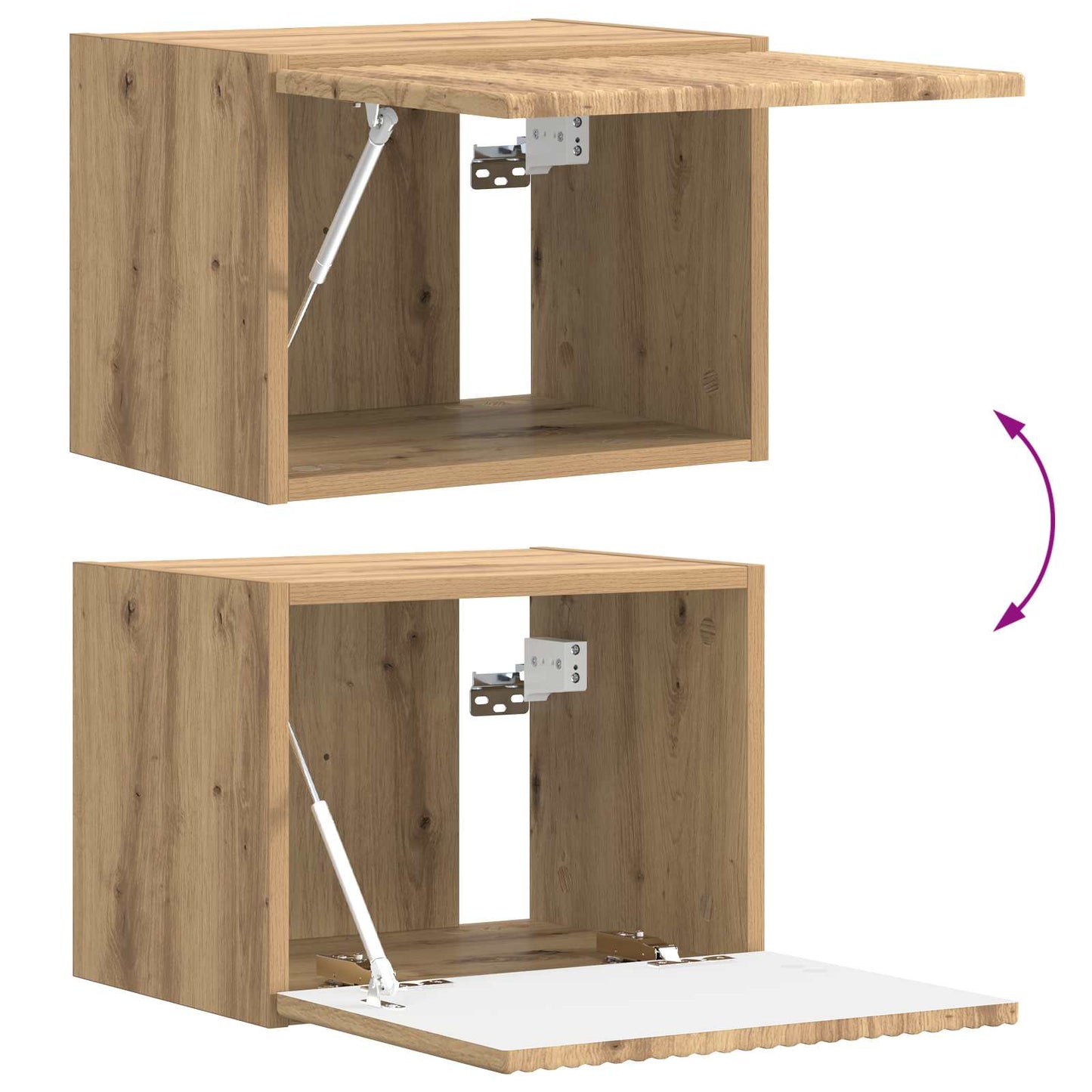vidaXL TV-Schränk 5 pcs Artisan-Eiche