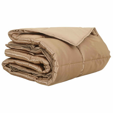 vidaXL Sommerdecke Gold 240 x 200 cm Satin und Mikrofaser