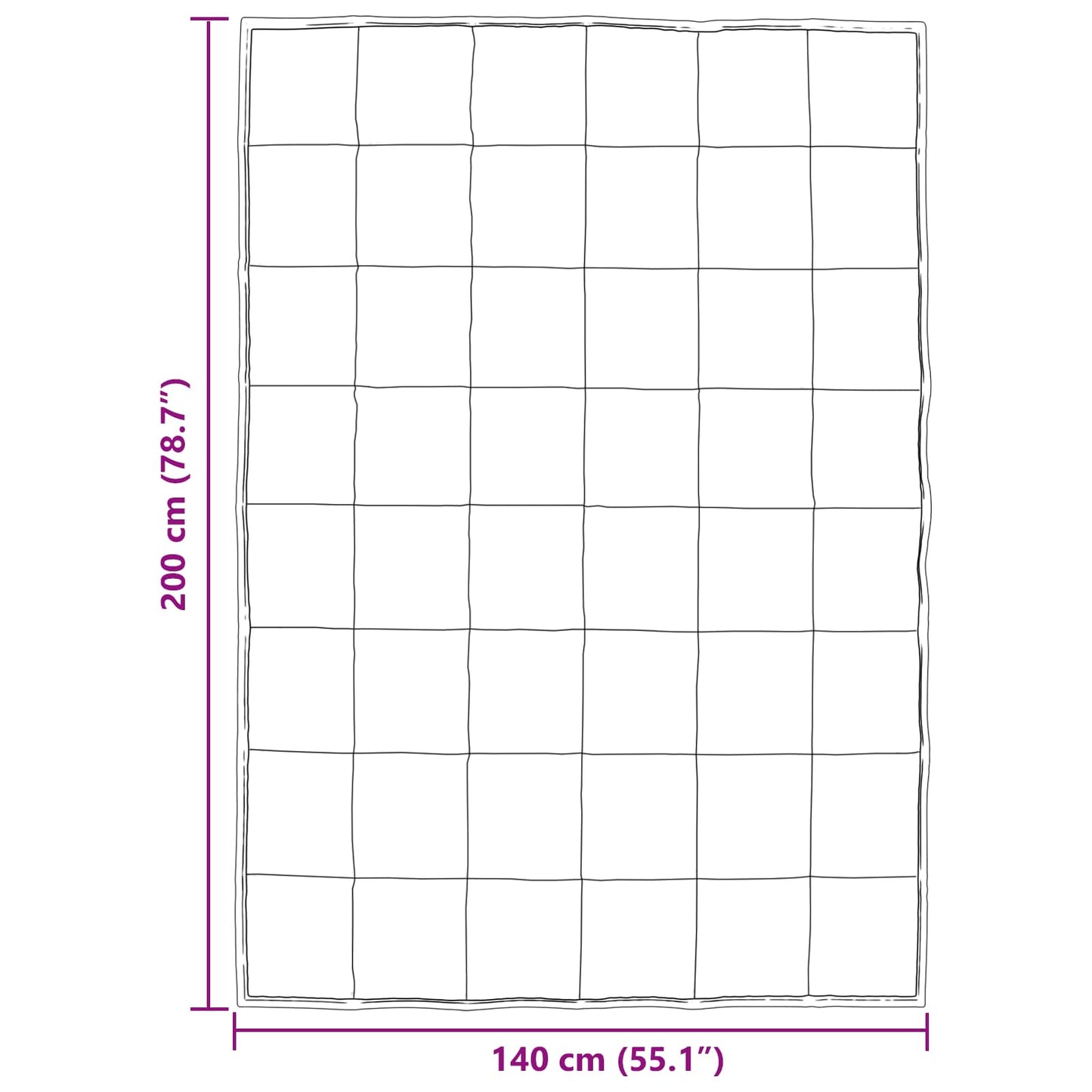 Sommerdecke Silber 200 x 140 cm Satin und Mikrofaser