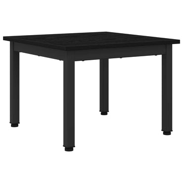 vidaXL Couchtisch Schwarz Eichen-Optik 50 x 50 x 36 cm Holzwerkstoff