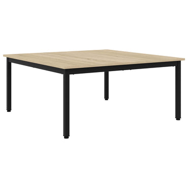 vidaXL Couchtisch Sonoma 100 x 100 x 45 cm Holzwerkstoff