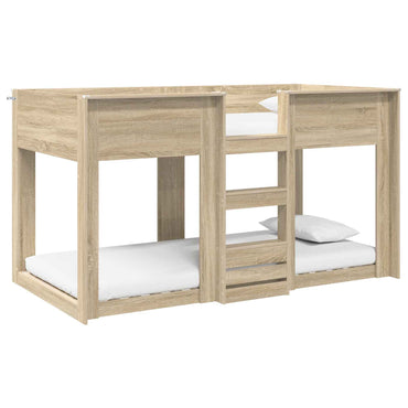 vidaXL Etagenbett für Kinder Sonoma-Eiche 75 x 190 cm Holzwerkstoff