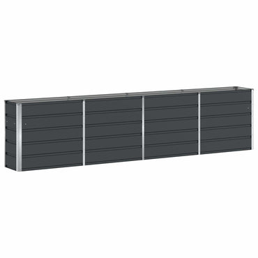 vidaXL Pflanzkübel Anthrazit 160 x 40 x 75 cm Stahl