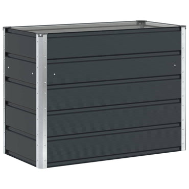 vidaXL Pflanzkübel Anthrazit 480 x 50 x 45 cm Verzinkter Stahl