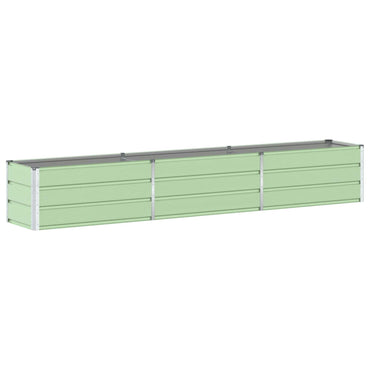 vidaXL Pflanzkübel Pastellgrün 480 x 50 x 45 cm Verzinkter Stahl