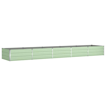 vidaXL Pflanzkübel Pastellgrün 195 x 100 x 45 cm Verzinkter Stahl