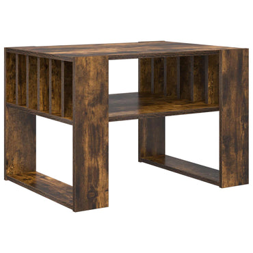 vidaXL Couchtisch Geräucherte Eiche 66 x 49,5 x 45 cm Holzwerkstoff