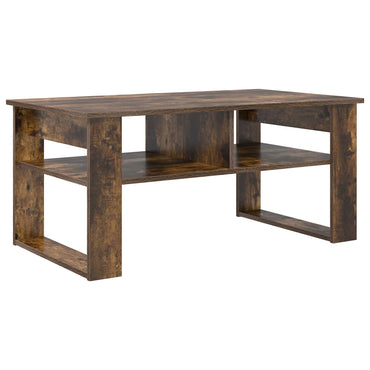 vidaXL Couchtisch Geräucherte Eiche 96 x 54 x 44 cm Holzwerkstoff