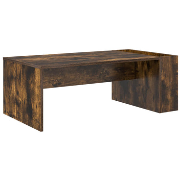 vidaXL Couchtisch Geräucherte Eiche 95 x 50 x 34 cm Holzwerkstoff