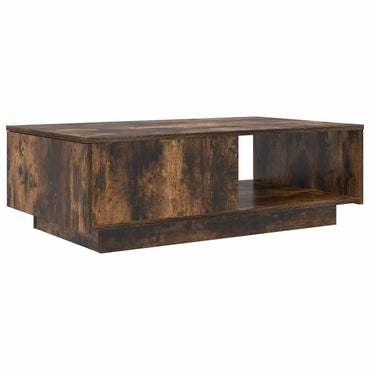 vidaXL Couchtisch Geräucherte Eiche 95 x 55 x 31 cm Holzwerkstoff