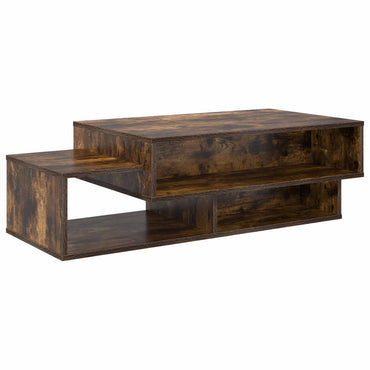 vidaXL Couchtisch Geräucherte Eiche 105 x 50 x 32,5 cm Holzwerkstoff