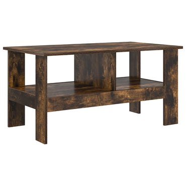 vidaXL Couchtisch Geräucherte Eiche 90 x 50 x 45 cm Holzwerkstoff