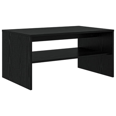 vidaXL Couchtisch Schwarz Eichen-Optik 80 x 50 x 40 cm Holzwerkstoff