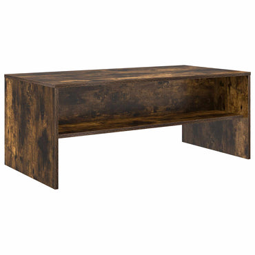 vidaXL Couchtisch Geräucherte Eiche 100 x 50 x 40 cm Holzwerkstoff