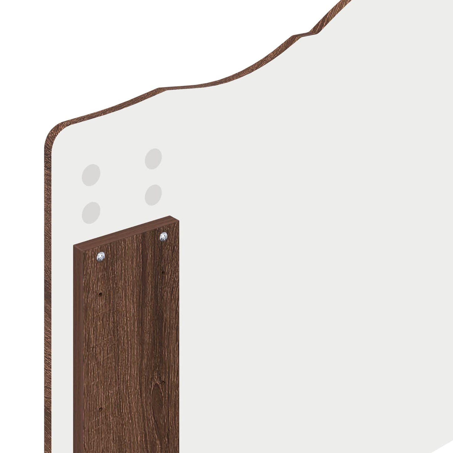vidaXL Bettrahmen Braun Eichen-Optik 98,5 x 200 cm Ingenieurs Holz