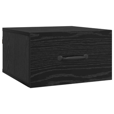 vidaXL Nachttisch Schwarz Eichen-Optik 35 x 35 x 20 cm Holzwerkstoff