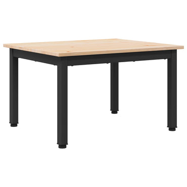 vidaXL Couchtisch Natur 60 x 50 x 36 cm Massives Kiefernholz