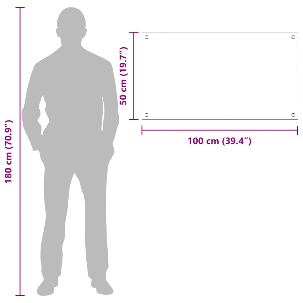 Küchenrückwand 2 pcs Schwarz 100 x 50 cm Gehärtetes Glas