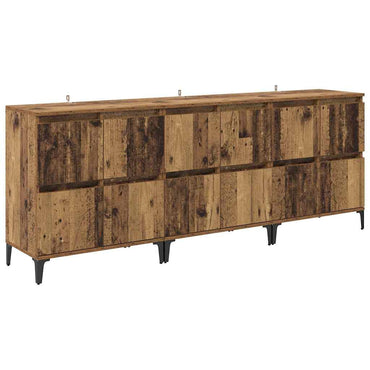 vidaXL Sideboards 3 pcs Altholz 60 x 35 x 70 cm Holzwerkstoff