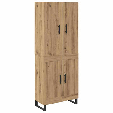 vidaXL Highboard 2 pcs Artisan-Eiche 69,5 x 34 x 180 cm